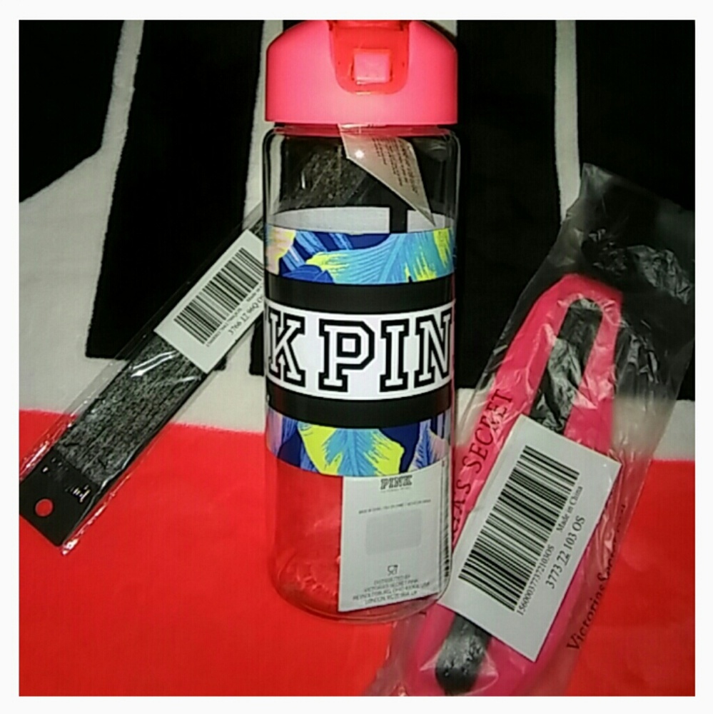 ❤☺SOLD!! New 3pc VS PINK BUNDLE Waterbottle
